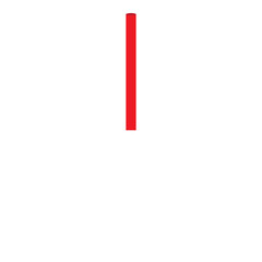 bamboo red and white scout icon element