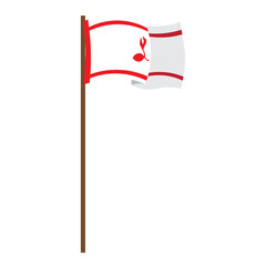 flag indonesian scout icon element