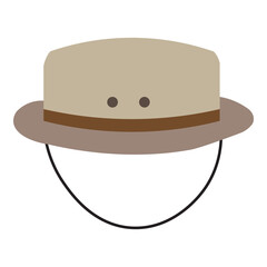 Scout Hat Illustration decorative element