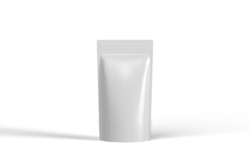 Pouch bag mockup. Vector illustration. Front view. It can be used for templates for your design, presentation