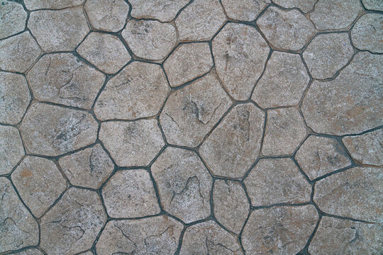 stonework with paving stones as a background