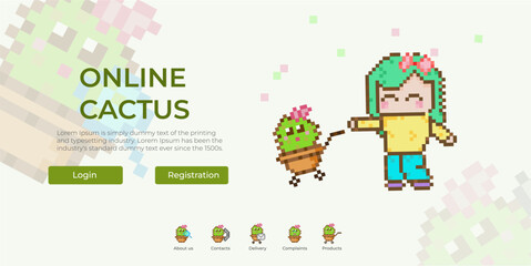 website Pixel Art