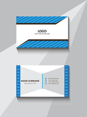 Modern simple corporate business card design