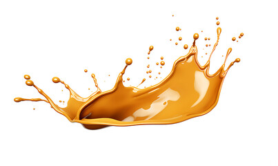 Naklejka premium chocolate effect png and transparent background. Created using generative AI tools