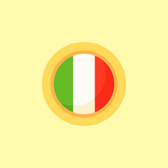 Italy - Circular Flag