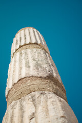 Column zoom ruins greece roman remains pillars rome enesco heritage monument