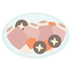 A collection of frames and images related to traditional Korean holidays.
