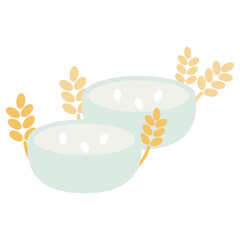 A collection of frames and images related to traditional Korean holidays.
