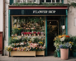 Fototapeta na wymiar flower shop
