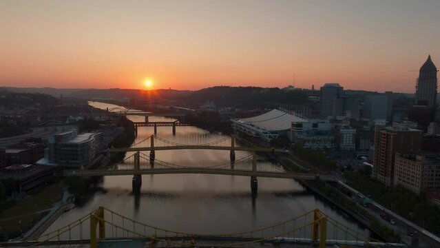 Sunrise over Pittsburgh