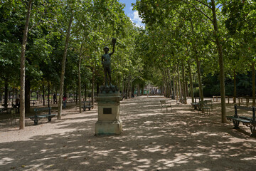 The Jardin du Luxembourg, known in English as the Luxembourg Garden, colloquially referred to as the Jardin du Sénat (Senate Garden), is located in the 6th arrondissement of Paris, France. Creation of