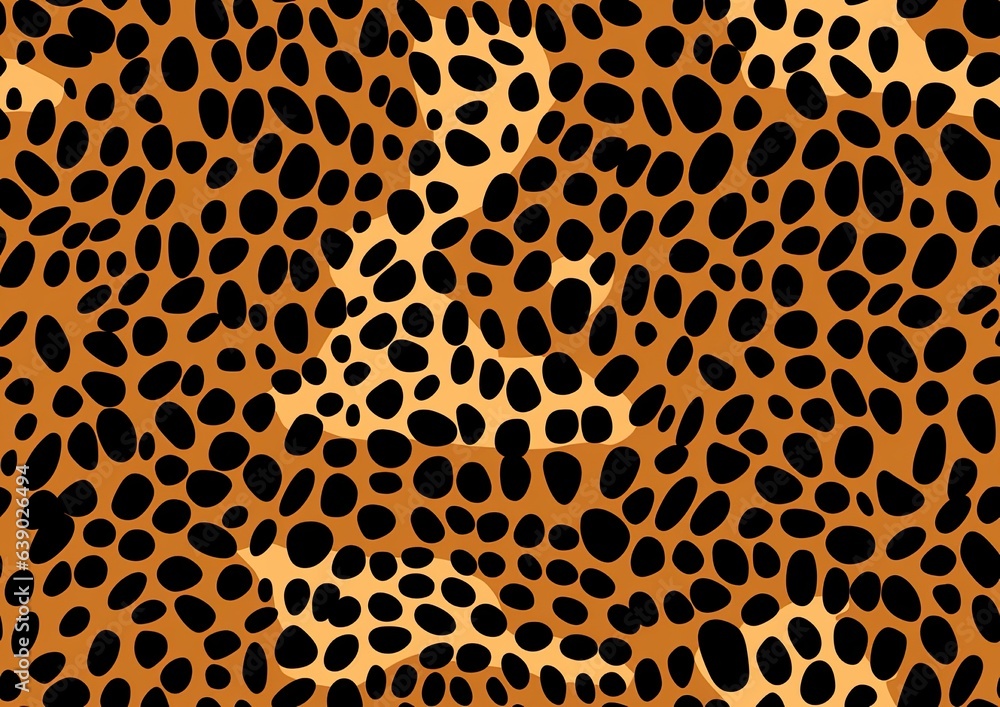 Poster leopard print picture, leopard print image, cloth pattern texture. seamless pattern. seamless wallpa