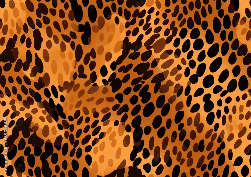 Poster leopard print picture, leopard print image, cloth pattern texture. seamless pattern. seamless wallpa