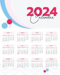 2024 new year calendar