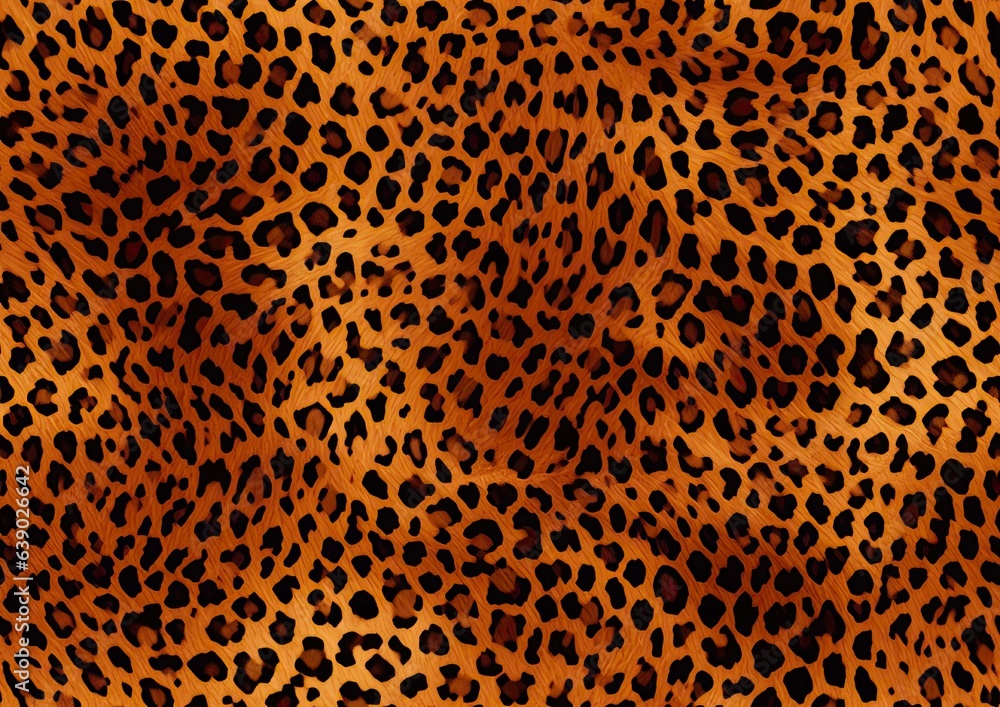 Poster leopard print picture, leopard print image, cloth pattern texture. seamless pattern. seamless wallpa