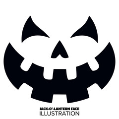 Cute Spooky Jack o Lantern Face Hand Drawn Halloween Illustration: A Cartoon Twist to Seasonal Fun, Ideal for Party Decor and Pumpkin Carving. - Transparent Background, Png, Vector