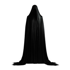 Naklejka premium Black ghost phantom over isolated transparent background