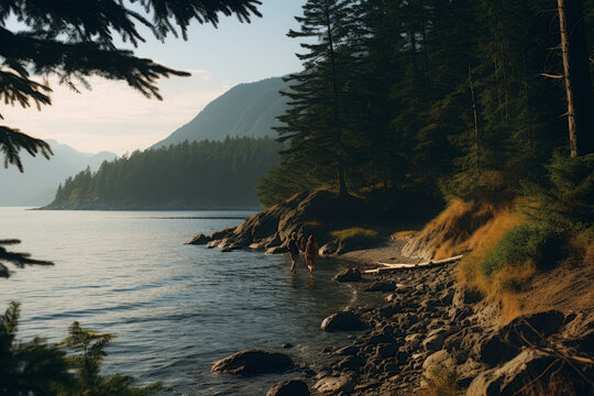 Lake in the forest