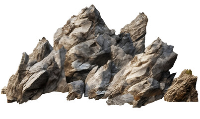 mountains and hill transparent background . Created using generative AI tools