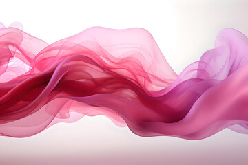 Pink background, Fabric texture, Silk fabric background, pink textile, 3D Wave background