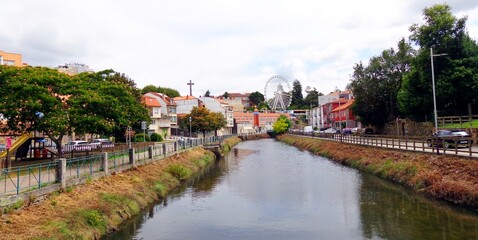 Fototapeta na wymiar Río Gafos en Pontevedra, Galicia