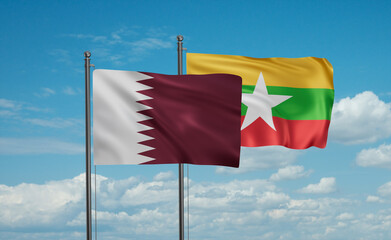 Myanmar Faso flag