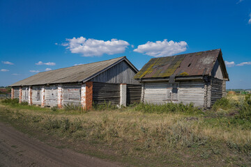 Obraz premium Old wooden barn
