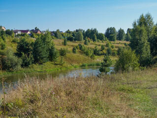 landscape overlooking the river