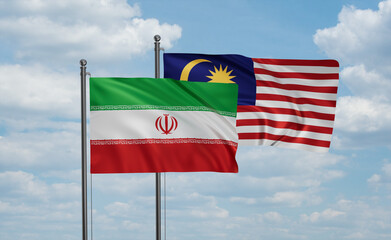 Malaysia and Iran flag