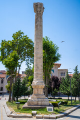 Column of Julianus or the popularly known Belkis Minaresi is an obelisk located in Ulus district.