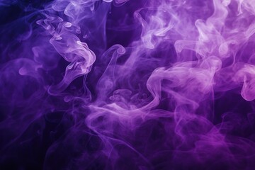 Abstract purple smoke mist fog on particles embers background | Generative AI