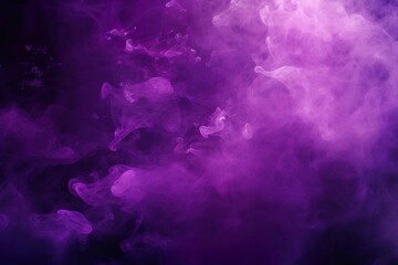 Obraz na płótnie Canvas Abstract purple smoke mist fog on particles embers background | Generative AI