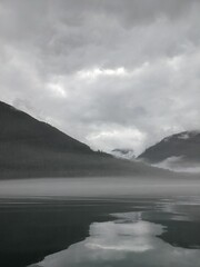 Moody Clouds over the bay in Alaska