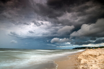 The landscape on the Baltic Sea.