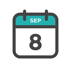 September 8 Calendar Day or Calender Date for Deadlines or Appointment