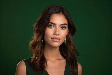 Fototapeta premium Confident young woman - studio photo