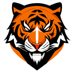 tiger head vector