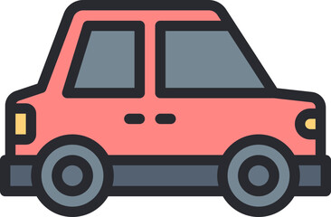 Sedan car icon