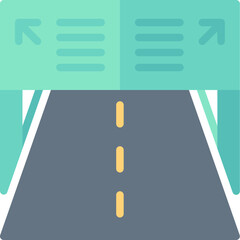 Toll road icon