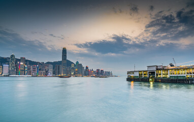 Fototapeta premium skyscraper of Hongkong