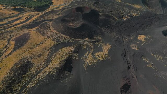 Near volcano etna Sicily
