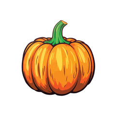 pumpkin isolated on white background