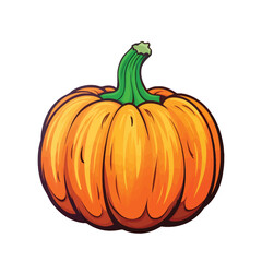 pumpkin isolated on white