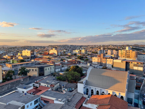Aerial view of Contagem, Belo Horizonte.