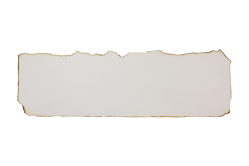 old paper fire isolated on white background, clipping path