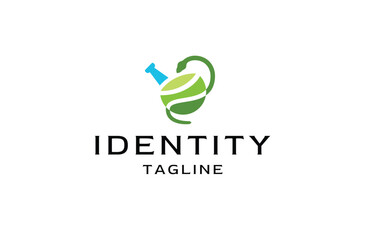 pharmacy logo icon design template flat vector