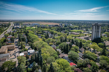 Historic Nutana: Saskatoon, Saskatchewan From Above