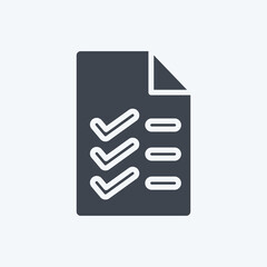 Icon Study Program. related to Education symbol. glyph style. simple design editable. simple illustration