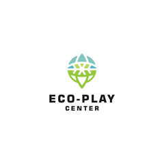 Eco Play Center Logo Vector