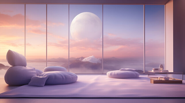 AI-Driven Virtual Reality Wellness Room: Meditation and Mental Health Space